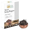 Herbs Botanica Long Pepper Whole – Premium Indian Long Peppercorns (Piper Longum) for Authentic Flavor in Culinary & Ayurvedic Use, Perfect for Grinding, Spice Blends, and Cooking – 2 oz