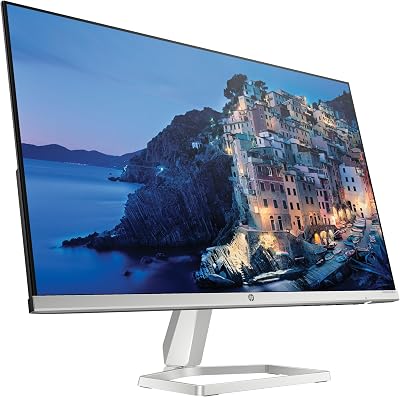 HP M24fd Monitor 24 Inch Full HD IPS 75Hz AMD FreeSync USB-C Silver Black