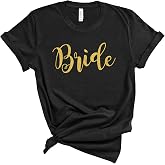 Blue Sand Textiles Bride Shirt. Bridal Tee. Bachelorette Party Apparel | Soft premium unisex bride shirt for bachelorette parties, bridal showers, and wedding weekends.