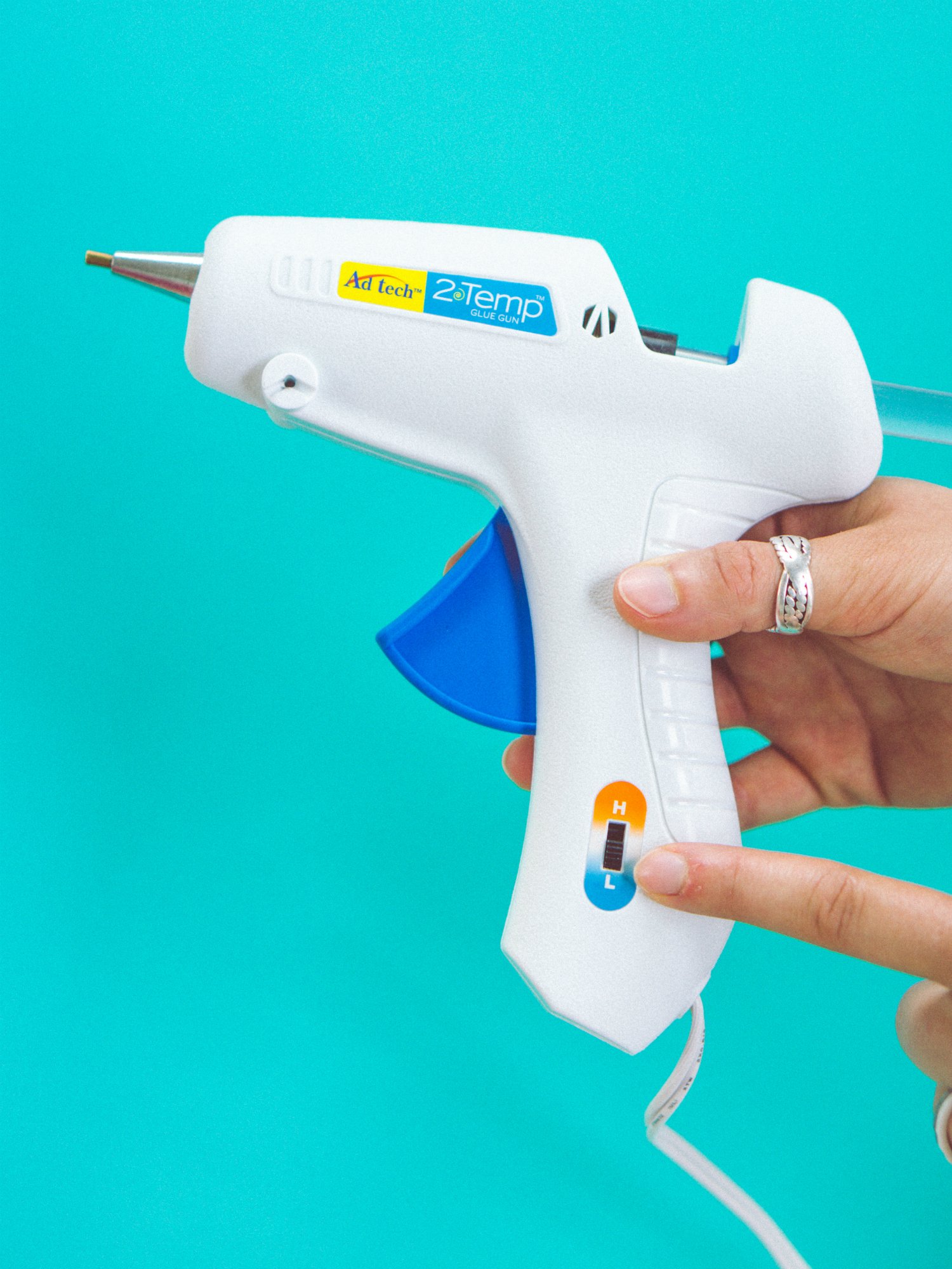 AdTech 0453 2Temp Dual Temperature Hot Glue Gun Full Size, White Buy