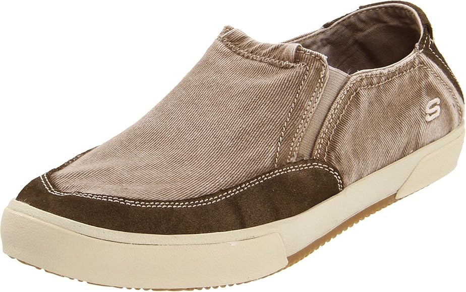 amazon skechers men's slip on shoes