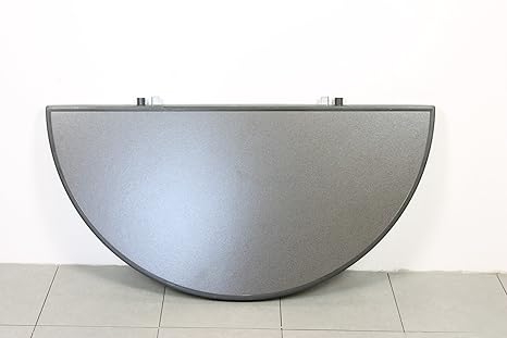 Alco R-29GG Balkonhängetisch, Stahlrohruntergestell, kunststoffbeschichtete Platte anthrazit, 100 x 50 cm