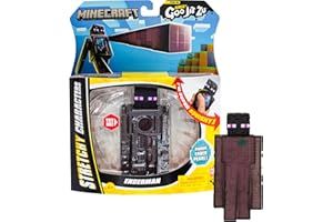 Heroes of Goo Jit Zu Minecraft Stretchy Characters, Collect Enderman with Ender Pearl, Unique Goo Fillings with Hidden Pieces Inside, Stretch Them Up to 3 Times Their Size