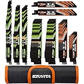 EZUVITA 36-Piece Reciprocating Saw Blade Set with Organizer Pouch - Metal&Wood Cutting, Pruning Saw Blades