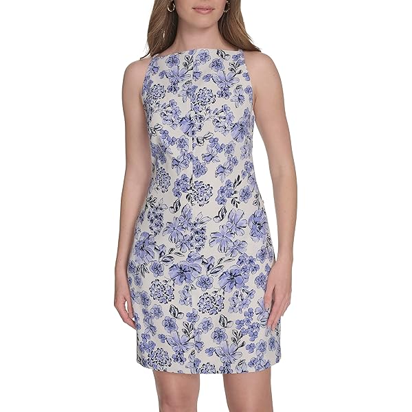 Anne Klein Embroidered Shift Dress at Amazon Women's Clothing store