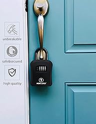 Iron Lock® Portable Key Lock Box and Wall Mounted