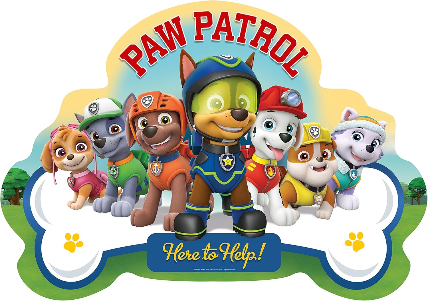 paw patrol giant floor puzzle