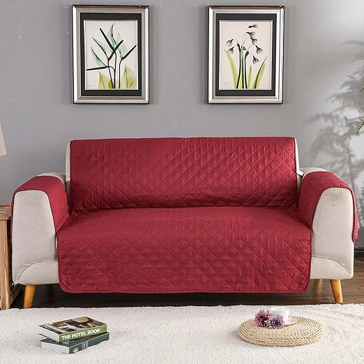 Amazon Com Iisutas Improved Non Slip Couch Covers Quilted Pet