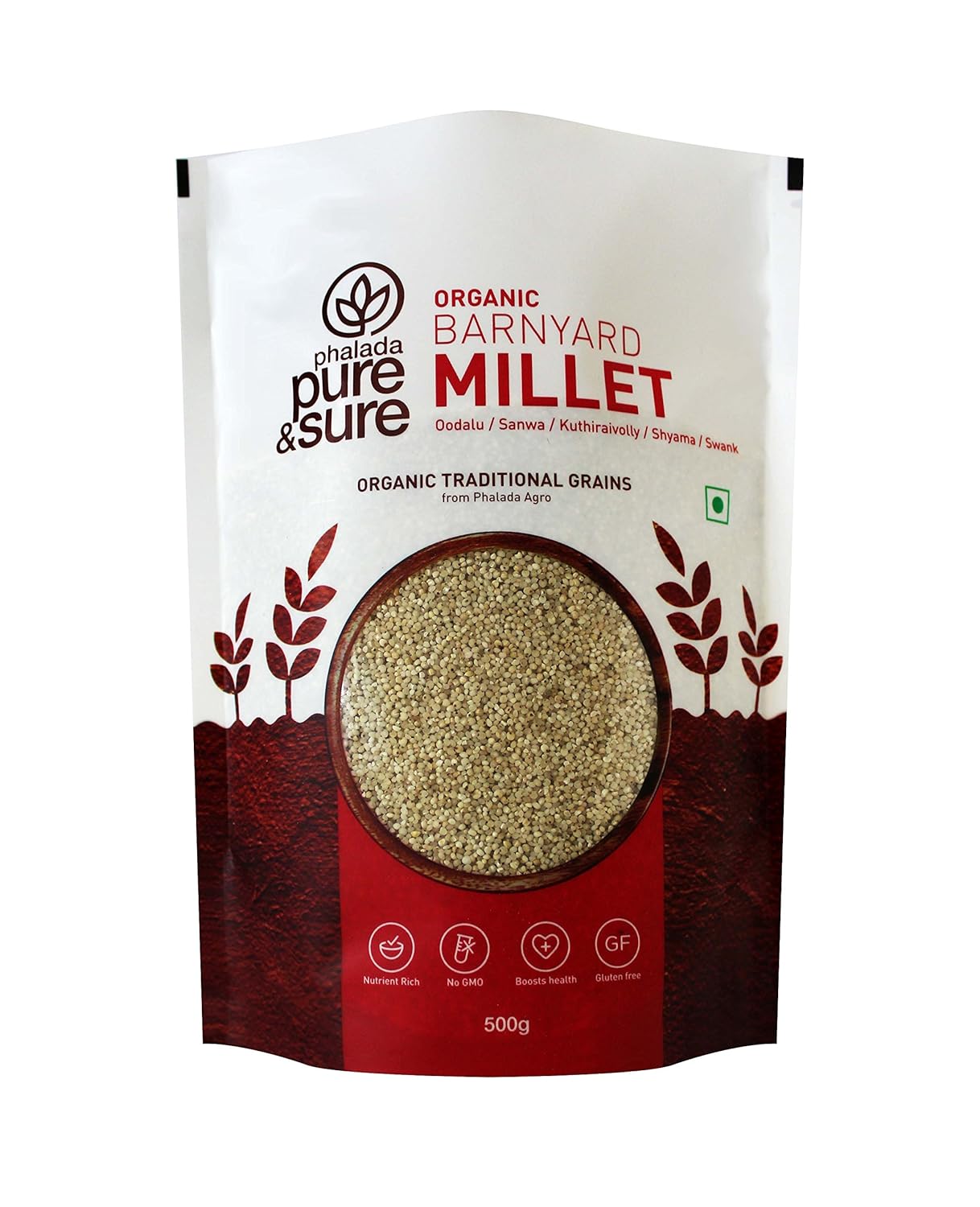 Pure and Sure Organic Barnyard Millet, 500g Amazon.in Grocery