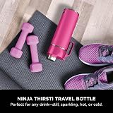 Ninja Thirsti 530 ml Water Bottle Leak-Proof Lid Triple Insulated Pink view 2