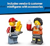 LEGO City Fries Truck 60488 with 2 Minifigures and Kiosk | Food Truck Toy view 5
