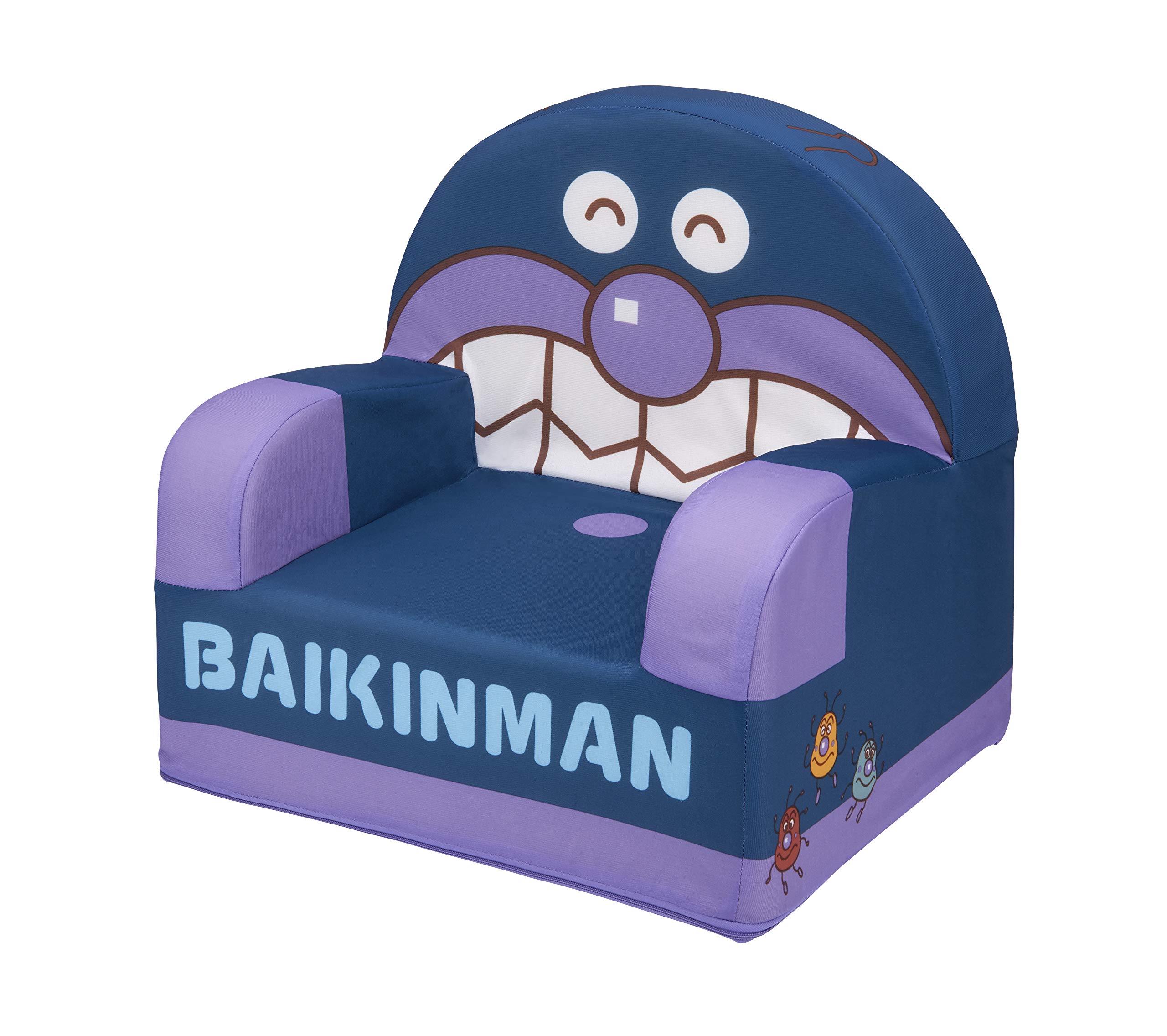 アンパンマン やわらかキッズソファー ばいきんまん商品画像