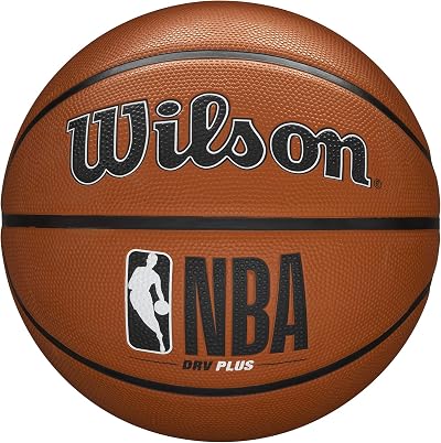 Wilson NBA DRV Plus Outdoor Rubber Basketball Size 6 Brown