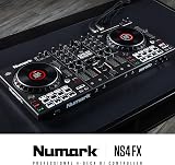 Numark NS4FX 4-Deck DJ Controller with 6-Inch Jog Wheels Serato Lite Included view 9