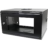 StarTech.com 6U Patch Panel Cabinet - 19in Wall Mount Network Cabinet with Acrylic Door - Data Rack for a Server Room (RK619WALL)