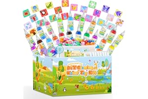 santreetoy Magic Gel Water Elf Toy Kit with Kids Fishing Pole, 20 Squishies Maker Making Kit, Fairy Aqua Gel Arts Crafts for Ages 6+, Sensory Toys Party Favors for Girls, Color Changing, 24 Molds