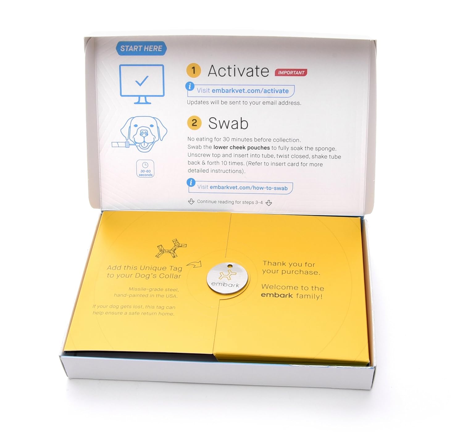 Embark Dog DNA Test Kit Breed Ancestry Discovery Trait