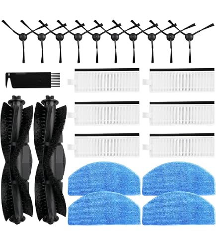 Kit De Recambios Para Robot Aspirador - Cepillos, Filtros Y Paños Para Tikom G8000 Y Otros Modelos