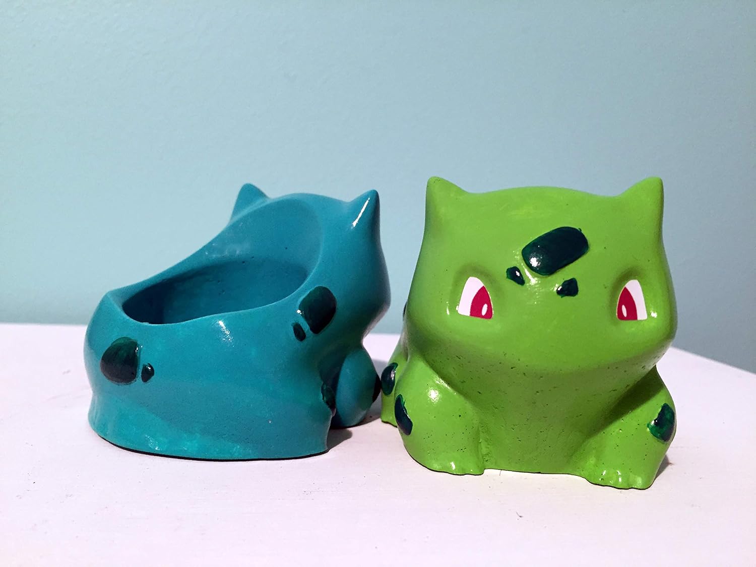 Bulbasaur Pokemon Planter/Pokemon Inspired Plant Pot/Handmade Cement