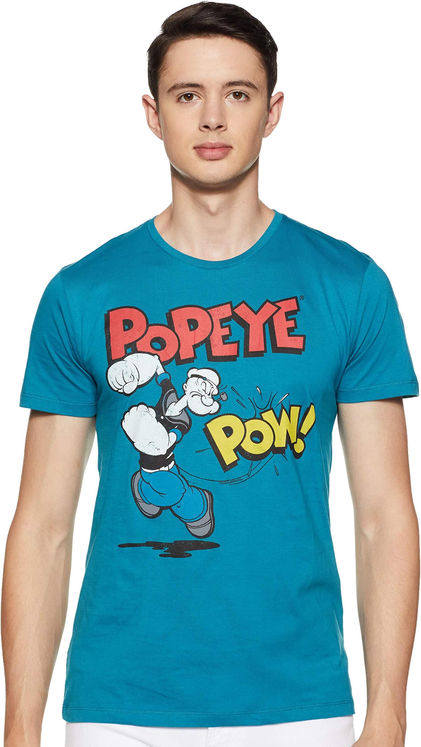 Free Authority Men's Printed Regular Fit T-Shirt