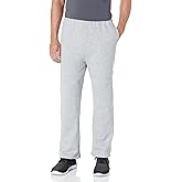 Jerzees Mens NuBlend Fleece Open Bottom Sweatpants with Pockets, Relaxed Fit, Cotton Blend