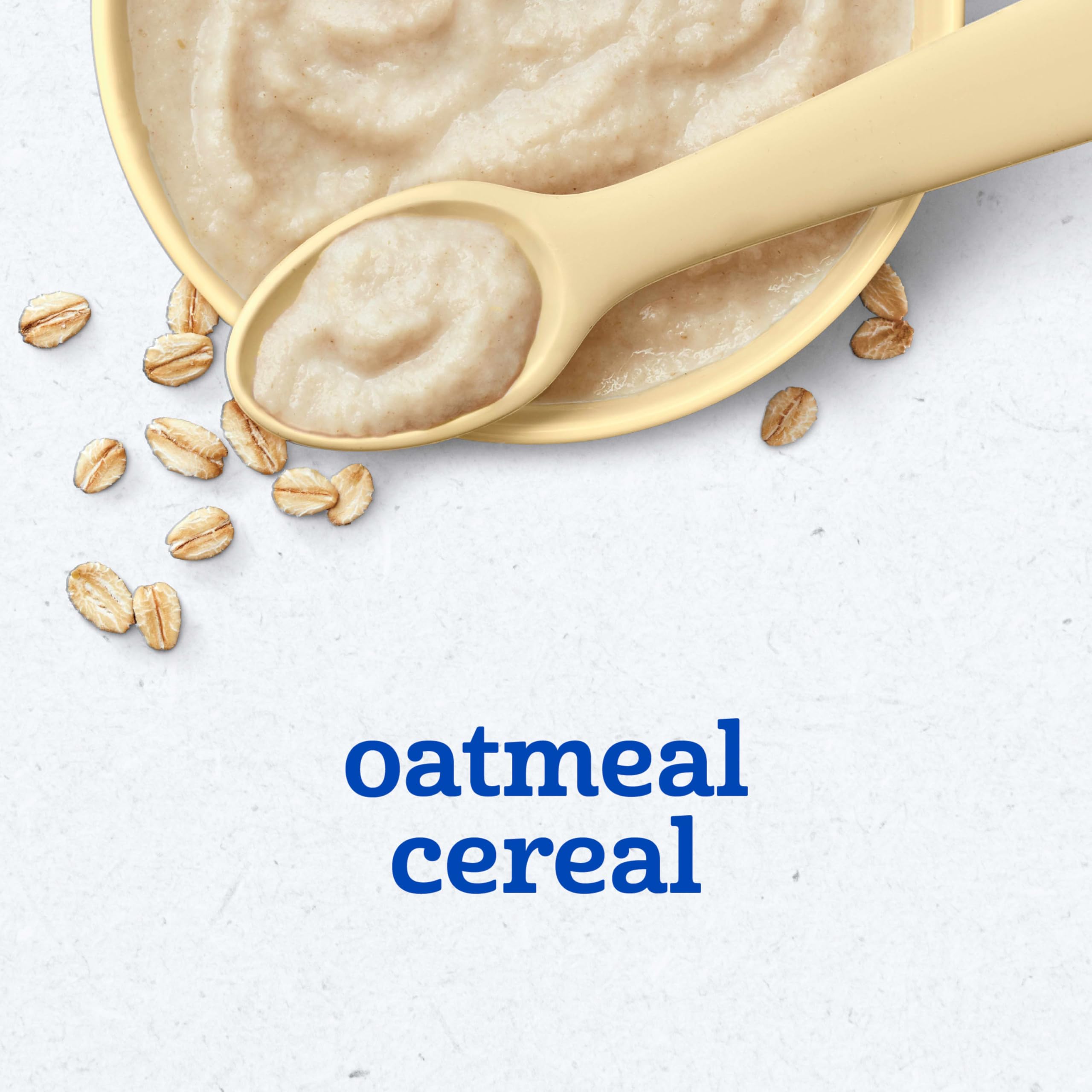 Gerber Stage 1 Baby Food, Baby Oatmeal Cereal, 8g Whole Grains, Iron, Zinc & Vitamin B12, Infant Cereal