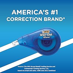 BIC Wite-Out Brand EZ Correct Correction Tape, 19.8