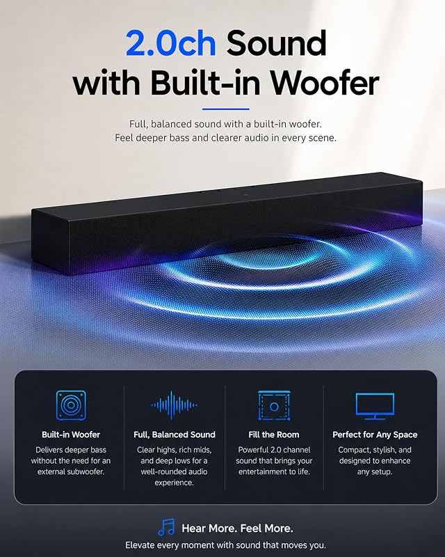 HW-QS710GF Q-Series 3.1.2 Canali Soundbar per TV, altoparlante TV con subwoofer wireless da 6,5", Dolby Atmos wireless e DTS:X, SpaceFit Sound, Q-Symphony [Versione Tedesca]