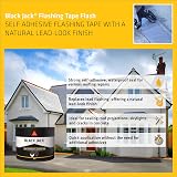 Sika Black Jack Strong Self Adhesive Flashing Tape Natural Lead-Look 150mm x 10m view 3