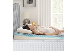 Thomasville Gel Cooling Memory Foam Body Wedge Pillow with Dual Foam Construction, 4" Gradual Incline, AMZBB002WPL, 43" x 29" x 6"