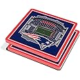 YouTheFan NFL New England Patriots 3D StadiumView Coasters - Gillette Stadium