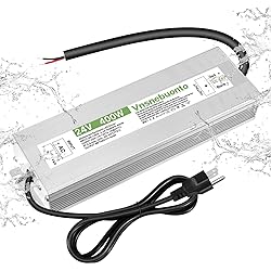 24V Power Supply 400W, 90-130V AC to 24V DC 16.7A