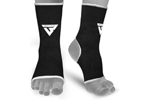 Beast AT Least Muay Thai Ankle Wrap for Martial Arts – Durable and Reliable Boxing Gear for Men & Women – Ankle Wrap for Kick Boxing, MMA & Combat Sports (White, L/XL)