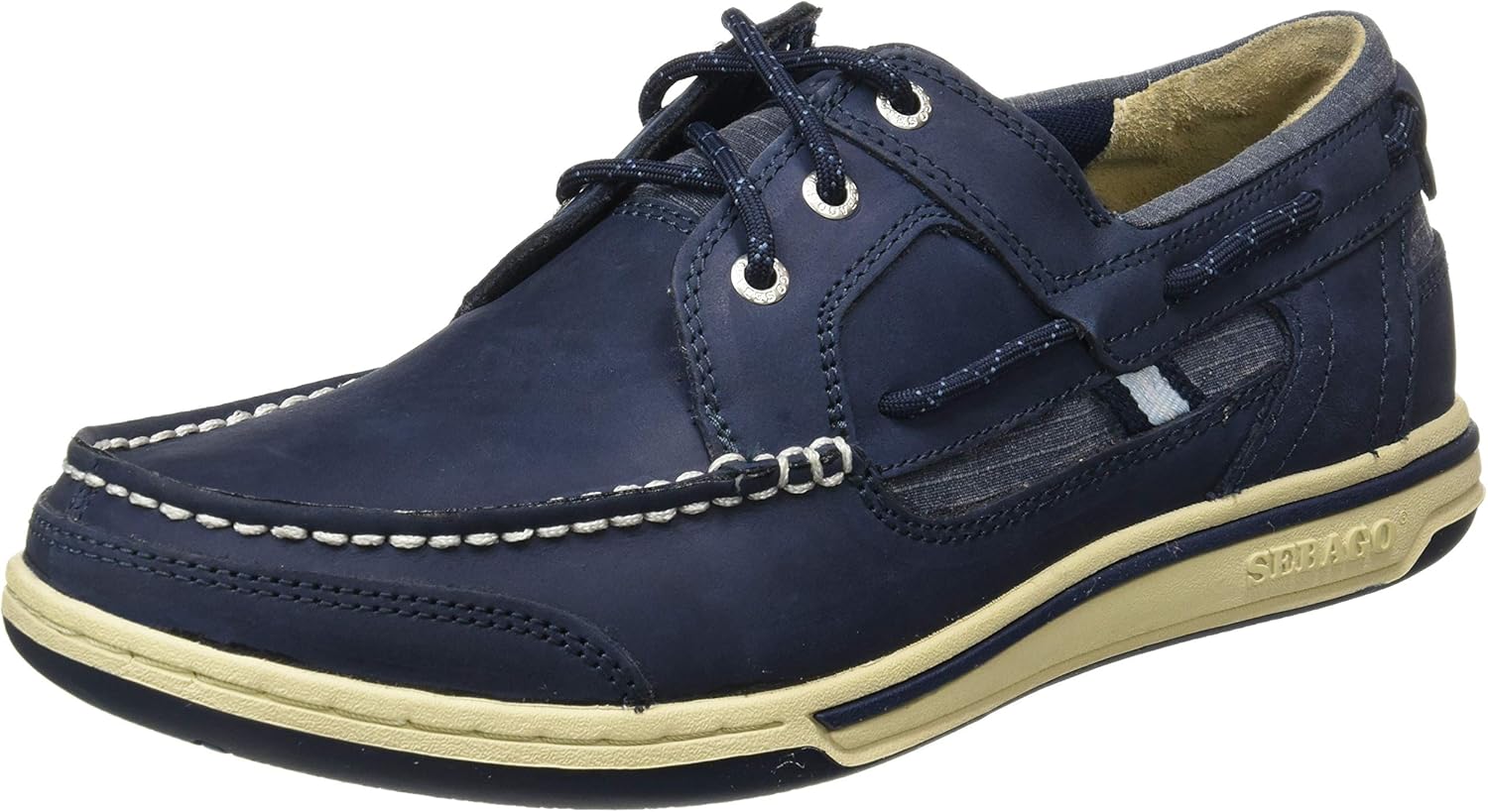 Sebago Men's Triton Three Eyelets FGL Boat Shoes Amazon.co.uk Shoes