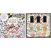 Gucci Flora Perfume Gift Set for Women Mini Fragrance Travel Spray Gift Sampler, EDP Luxury Fragrance Vials (3 x 0.05 fl oz)