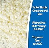 Mouldmaster 1kg Soy Wax Unscented Candle Making Pellets view 3