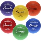 Champion Sports Rubber Volleyballs &ndash; Durable Official Size Balls for Game &amp; Practice Use, Indoor/Outdoor Play