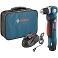 BOSCH PS11-102 12V Max 3/8 In. Right Angle Drill/Driver Kit with 2.0Ah Lithium Ion Battery