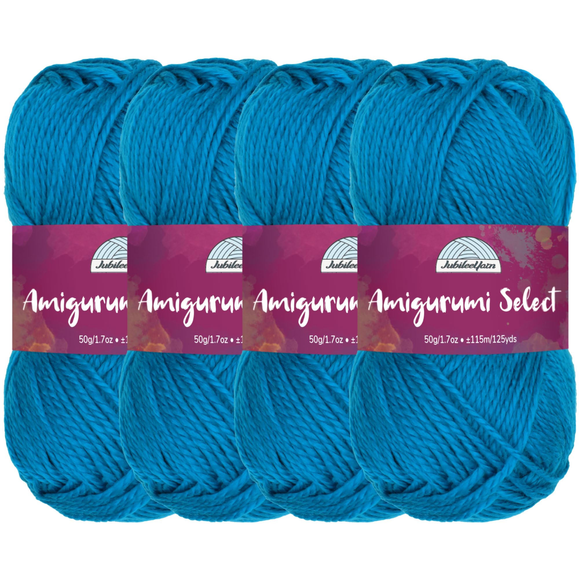 Amigurumi Select 100% Acrylic Craft Yarn Skeins Crochet and Knitting Projects - Acrylic Fingering Weight - Veronica - 4 Skeins โ image 1