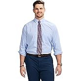 Izod Mens Big and Tall Dress Shirt Long Sleeve Wrinkle Free Stretch Button Down Collar