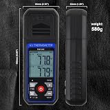 GAIN EXPRESS Digital Thermocouple Thermometer HVAC Temp Meter 4 K Probes Dual view 6