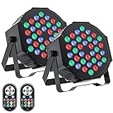 U`King LED Par Lights DJ Stage Light Corded RGB 36