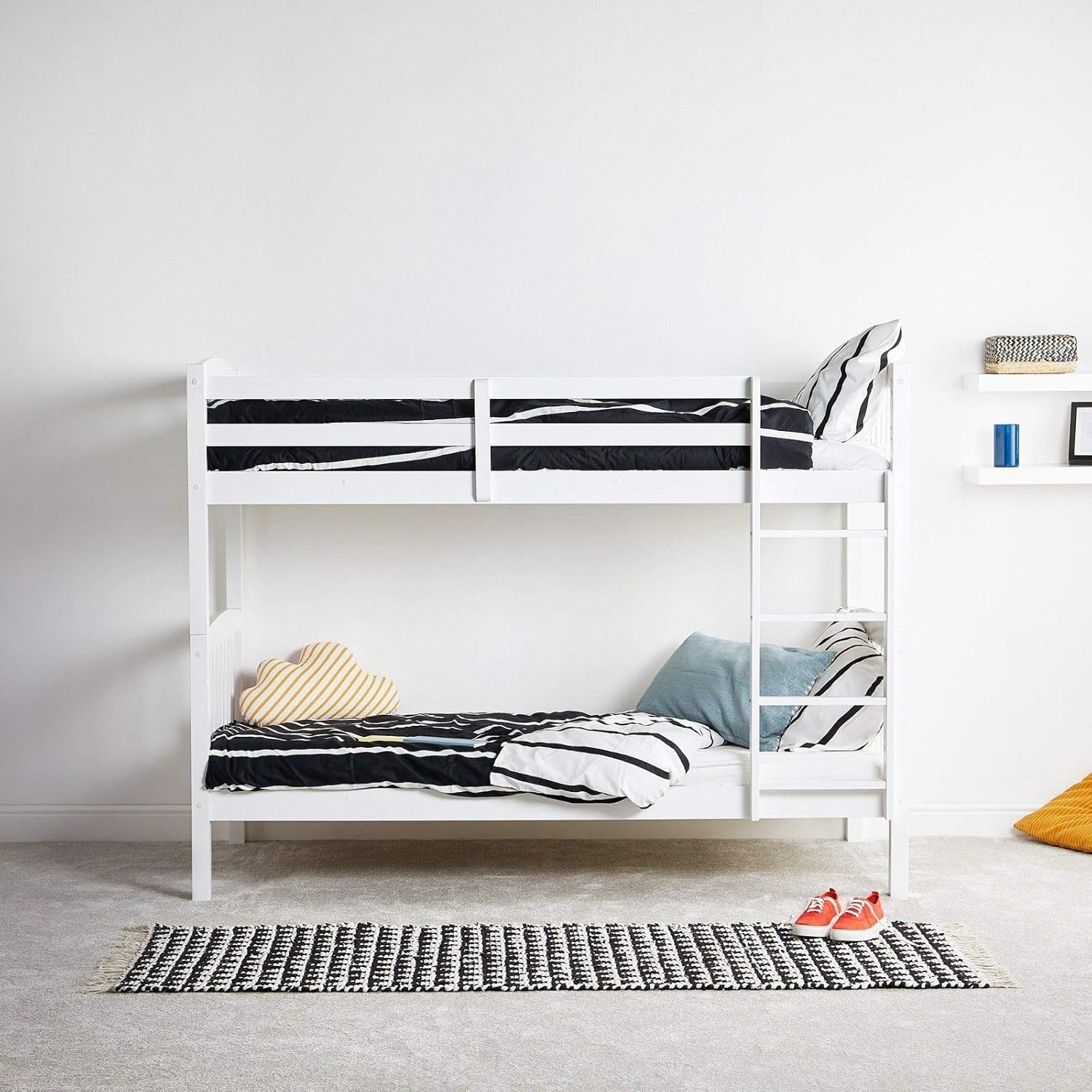 Super Saturday KOSY KOALA WHITE WOOD BUNK BED 3FT SINGLE HEAVY DUTY