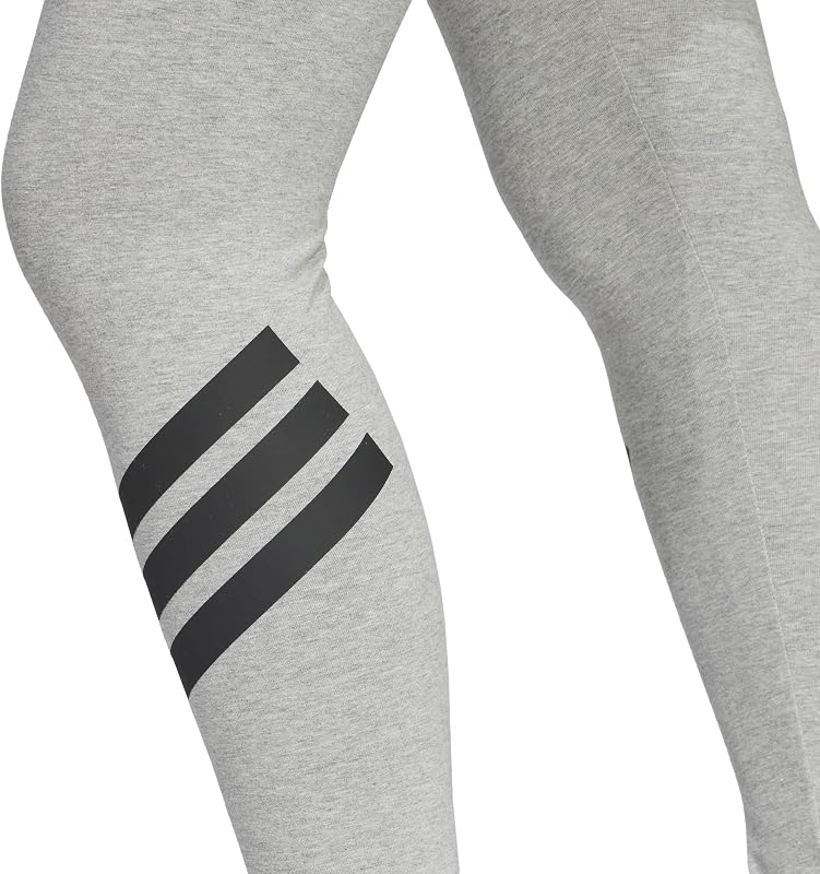 Damen FUTURE ICONS THREE STRIPES LEGGING, medium grey heather, XL — photo 5 sur 6