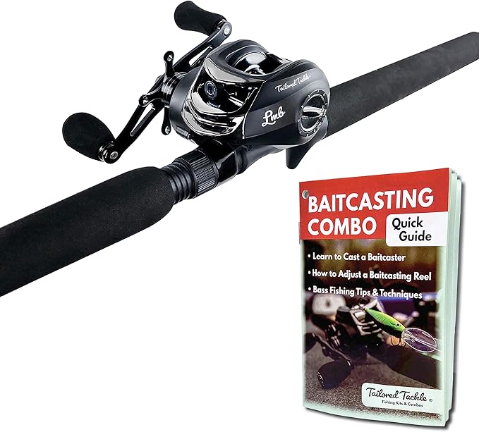 Bass fishing baitcaster combo Outlet