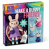 Craft-tastic – Make a Bunny Friend Craft Kit – Learn to Make 1 Easy-to-Sew Stuffie with Clothes & Accessories