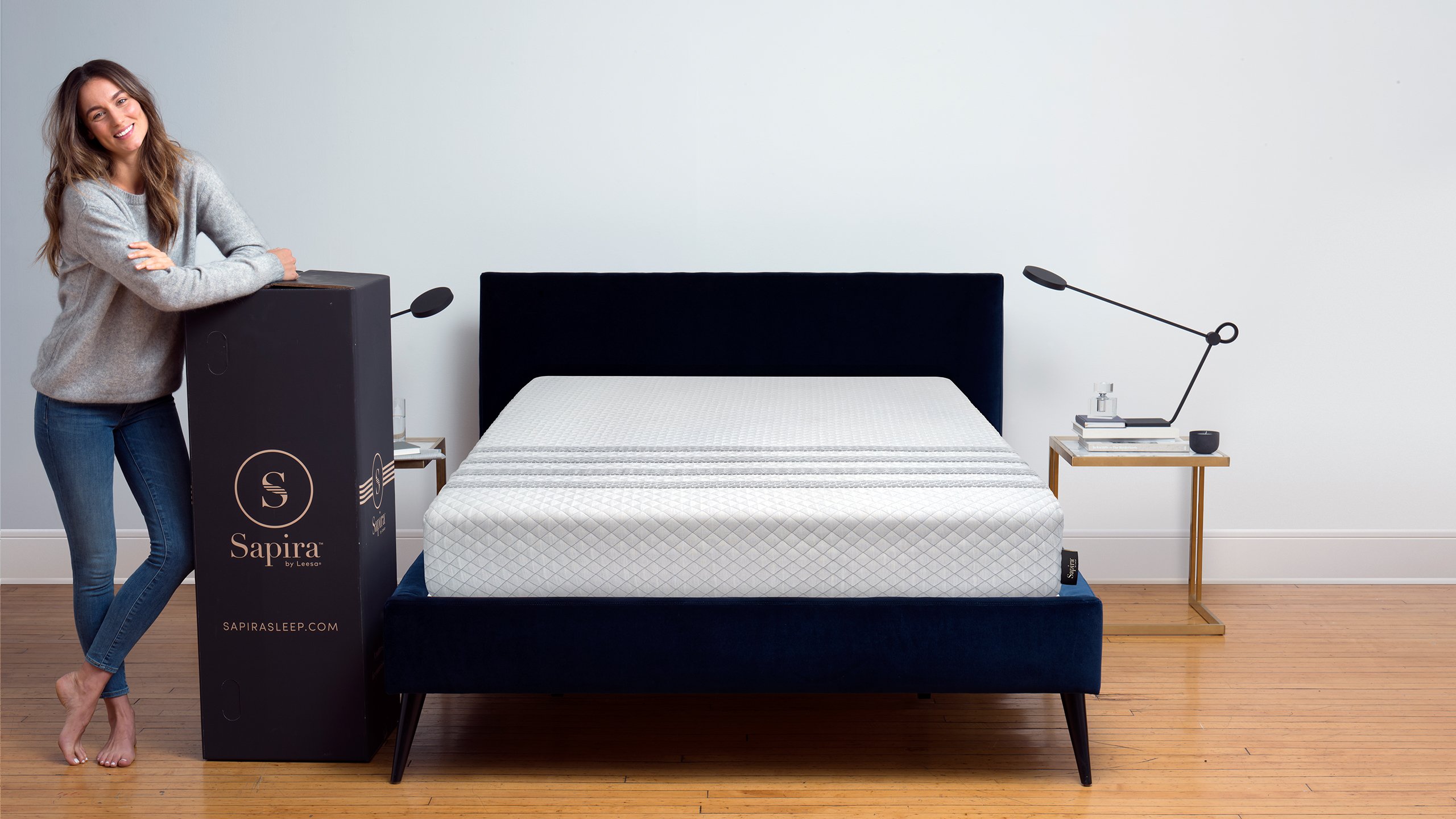 Leesa Sapira Luxury Hybrid Individually Wrapped Pocket Spring Mattress, Queen