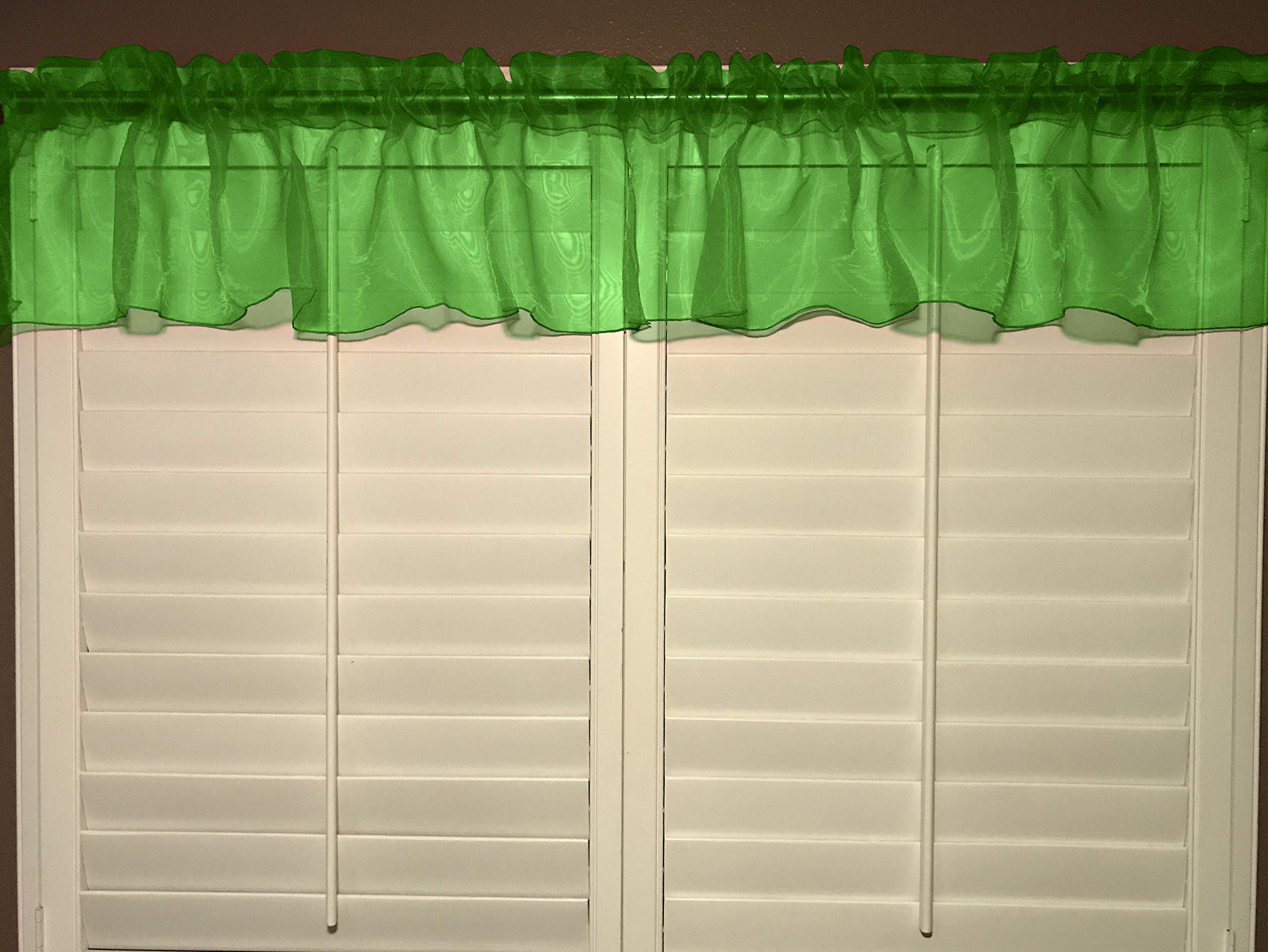 Zen Creative Designs Solid Sheer Organza Window