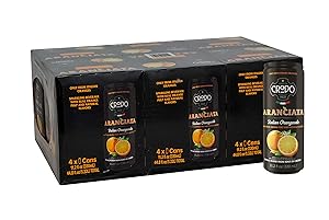 Fonti Di Crodo Aranciata, Italian Sparkling Orangeade, 11.2 Oz. Cans (Pack of 24)