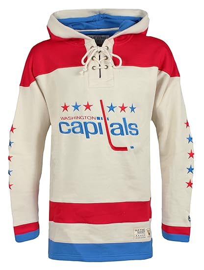 old time hockey nhl men's lacer heavyweight hoodie